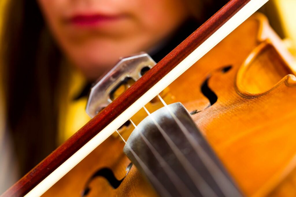 Durante il campus di violino potrai migliorare la tua formazione musicale con elementi personalizzati in base al tuo livello di studio. Il programma innovativo permette ai partecipanti di esplorare contesti musicali classici e moderni e suonare in gruppo.